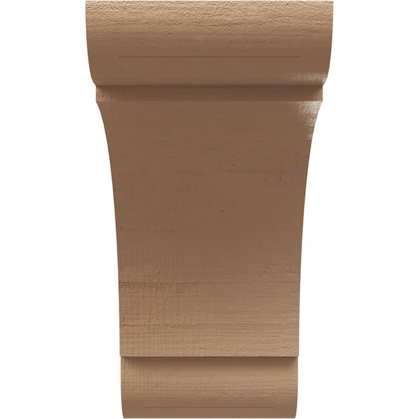 8in. W X 16in. D X 16in. H Series 1 Olympic Rough Cedar Woodgrain TimberThane Corbel, Primed Tan